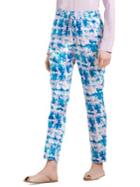 Donna Karan Printed Tie-front Pants