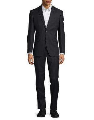 Ted Baker Textured Wool Pants Suit