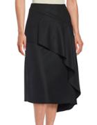 Kobi Halperin Ruffled Wool-blend Skirt