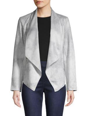 Jones New York Draped Front Jacket