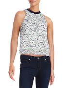 French Connection Floral Lace Top