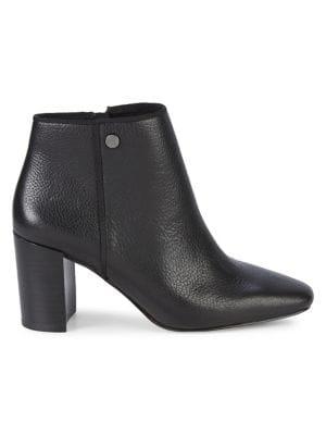 Karl Lagerfeld Paris Ramma Leather Booties
