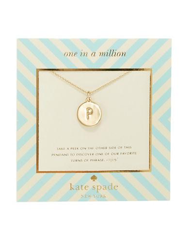 Kate Spade New York One In A Million Letter P Pendant Necklace