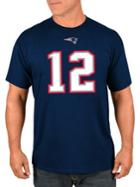 Majestic Tom Brady New England Patriots Nfl Eligible Receiver Iii Cotton Tee