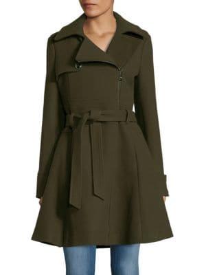 Catherine Catherine Malandrino Asymmetrical Fit-&-flare Coat
