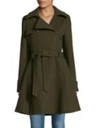 Catherine Catherine Malandrino Asymmetrical Fit-&-flare Coat