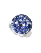 Effy Final Call Sapphire And Sterling Silver Round Ring