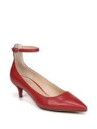 Franco Sarto Dolce Leather Ankle-strap Pumps