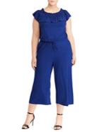 Lauren Ralph Lauren Plus Off-the-shoulder Wide-leg Jumpsuit