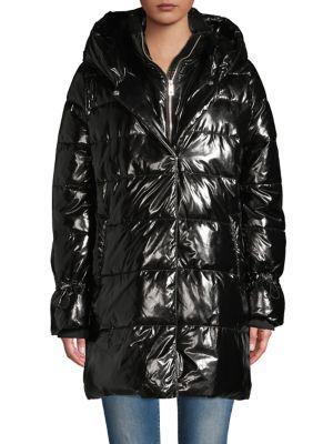 Betsey Johnson Hooded Puffer Coat