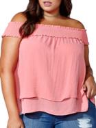Mblm By Tess Holliday Plus Dual-layered Fit Top