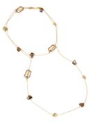 Kenneth Cole New York Pave Geometric Link & Shell Chip Necklace
