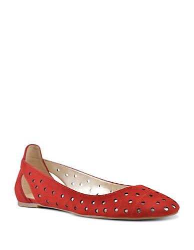 Nine West Marie Perforated Suede Flats