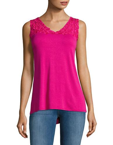 Context Lace-trimmed Tank Top
