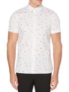 Perry Ellis Slim-fit Mini-confetti Print Shirt