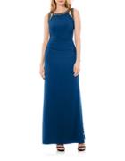 Laundry By Shelli Segal Embellished Jersey Gown