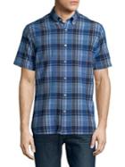 Brooks Brothers Red Fleece Madras Short-sleeve Cotton Shirt