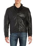 Strellson Leather Moto Jacket