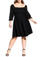 City Chic Plus Elba A-line Dress