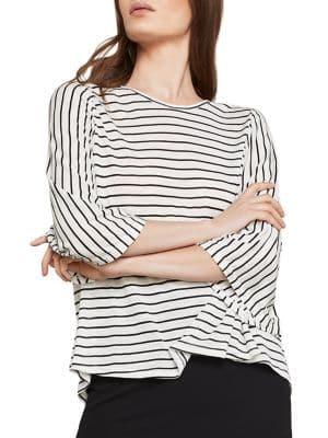 Bcbgmaxazria Striped Jersey Top