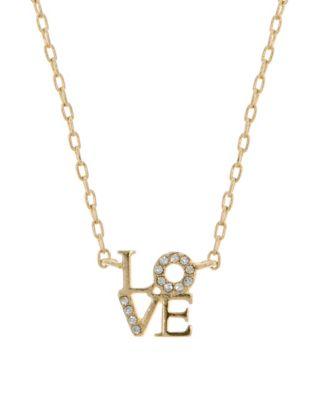 Lonna & Lilly Love Crystal Pendant Necklace