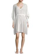 Collection 18 Pom-pom Border Poncho