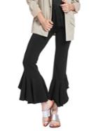 Tracy Reese Cascading Ruffle Ankle Pants