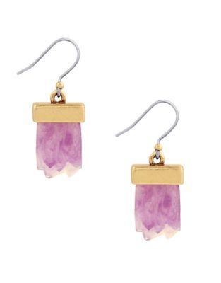 Lucky Brand Lost And Found Druzy Dangle & Drop Earrings