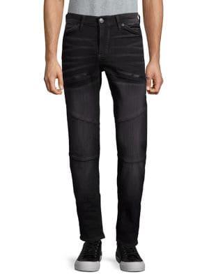 True Religion Rocco Moto Slim Fit Jeans