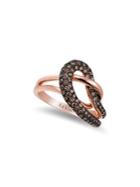 Le Vian Chocolatier Chocolate Diamond & 14k Strawberry Gold Ring