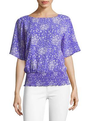 Michael Michael Kors Mod Floral Flutter Tee