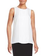 Michael Michael Kors Pleated Front Panel Top
