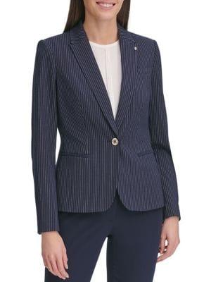Tommy Hilfiger Striped Button-front Jacket