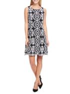 Tommy Hilfiger Embroidered Cotton Fit-and-flare Dress