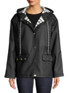Calvin Klein Snap Front Hooded Jacket