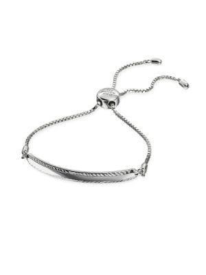 D For Diamond Id Chain Bracelet