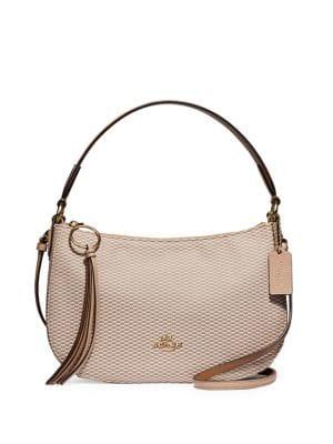 Coach Sutton Legacy-print Leather Crossbody Bag