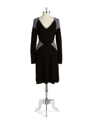 Calvin Klein Coloblock Sweater Dress