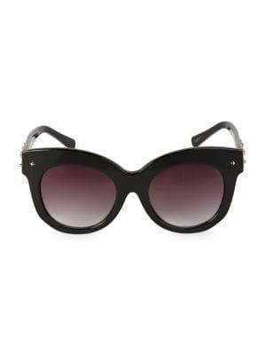 Sam Edelman 65mm Embellished Round Sunglasses