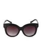 Sam Edelman 65mm Embellished Round Sunglasses