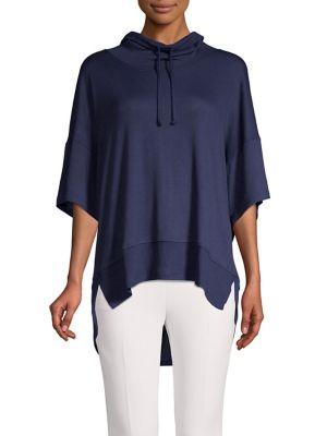 N Natori Ntrance Cowlneck High-low Top