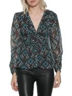 Walter Baker Joan Bohemian-print Top