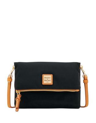 Dooney & Bourke Foldover Zip Nylon Crossbody