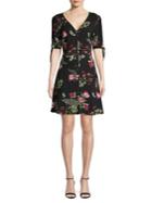 Vero Moda Floral Short Sleeve Fit-&-flare Dress