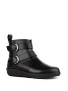 Fitflop Laila&trade; Double Buckle Leather Ankle Boots