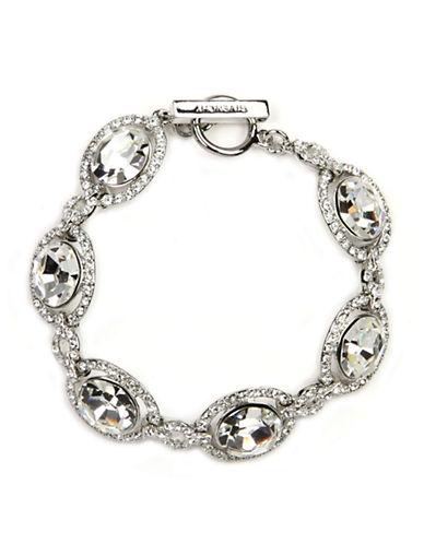 Givenchy Silver-tone Crystal Toggle Bracelet