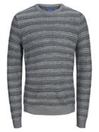 Jack & Jones Textured Cotton-blend Sweater