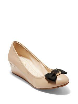 Cole Haan Tali Soft Bow Wedge Pumps