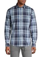 Michael Kors Slim-fit Plaid Button-down Shirt