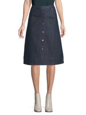 Michael Michael Kors Classic Denim Skirt